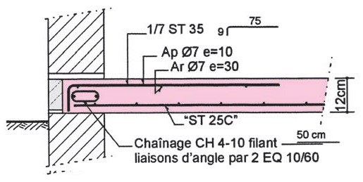 Variante renforts « TS » en rive